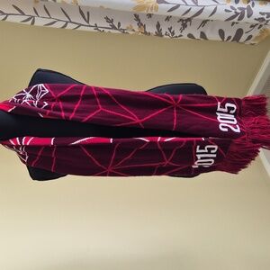 PAX Unplugged 2015 Red Geometric Patterned Scarf